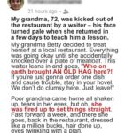 My 72-Year-Old Grandma Was Kicked out of Luxury Restaurant – Her Return Few Days Later Left Waiter Pale