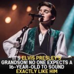 (VIDEO)Elvis Presley’s grandson takes the stage and shows his talent. He even looks like his legendary grandfather