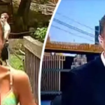 (VIDEO)News anchor gets a little TOO excited when reporter strips down to bikini