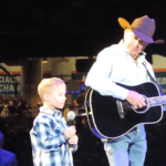 (VIDEOCountry Music Star’s Grandson Joins Him at Rodeo Houston