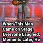 (VIDEO)When This Man Came on Stage, Everyone Laughed. Moments Later, He Had Them in Tears