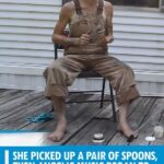 (VIDEO)She Picked Up A Pair Of Spoons, Then Angelic Music Began To Float Through The Air