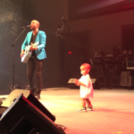 (VIDEO)This Tiny Baby Ran On Stage To Hug His Dad. But What He Did Next Put The Crowd On Their Feet!