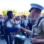 (VIDEO)High school drummer gets schooled by a Marine