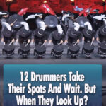 (VIDEO)12 Drummers Take Their Spots And Wait. But When They Look Up? Everyone Is STUNNED!!