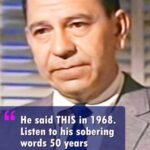 (VIDEO)Joe Friday said THIS in 1968. Now listen to his chilling message 50 years later.