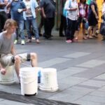 (VIDEO)He Looks Like A Normal Street Performer. But Watch What He Does With Those Buckets! I’m FLOORED!