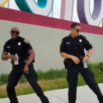 (VIDEO)Talented police officers dance to “The Git Up” by Blanco Brown