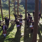 (VIDEO)Drummers Line Up In The Woods. When They Started Playing, I Was Instantly Covered In Chills