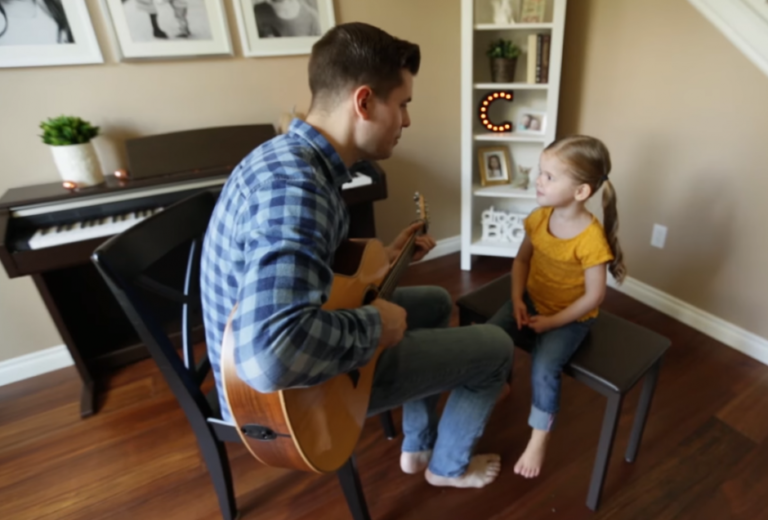 He Started Singing “You’ve Got A Friend In Me”. But When His Daughter Joined In, I Lost It! WOW!