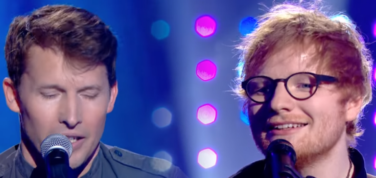 (VIDEO)This Classic Made Elton John Famous, But When Ed Sheeran And James Blunt Sing It Together? CHILLS!