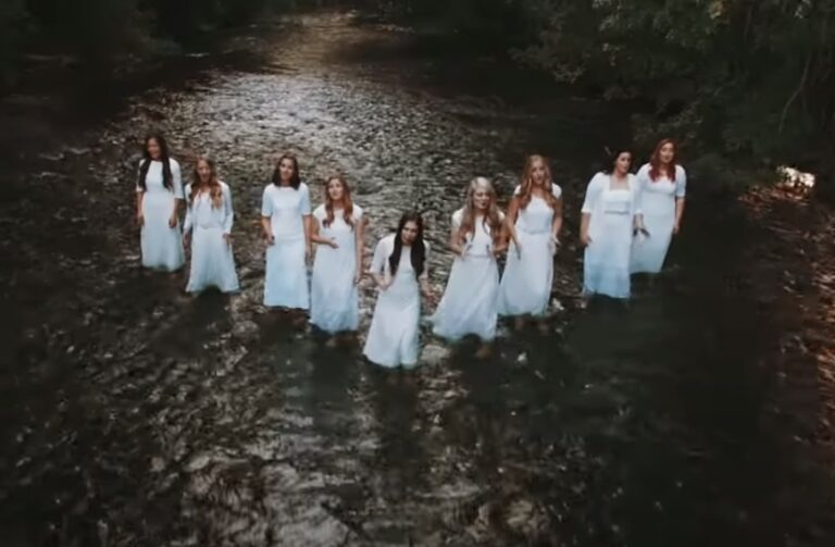 (VIDEO)Nine Women Line Up In A River. When I Heard What They’re Singing, I Got CHILLS!