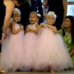 (VIDEO)3 Precious Flower Girls Make Crowd Laugh During Adorable Wedding