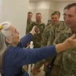 (VIDEO)Soldiers Wait In Line For Hours To See This Lady. The Reason Left Me in Tears!