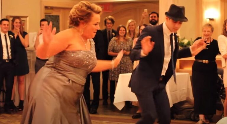 (VIDEO)She Starts Dancing with her Son to Celebrate his Wedding, But Their Next move STUNNED Everyone. UNBELIEVABLE!