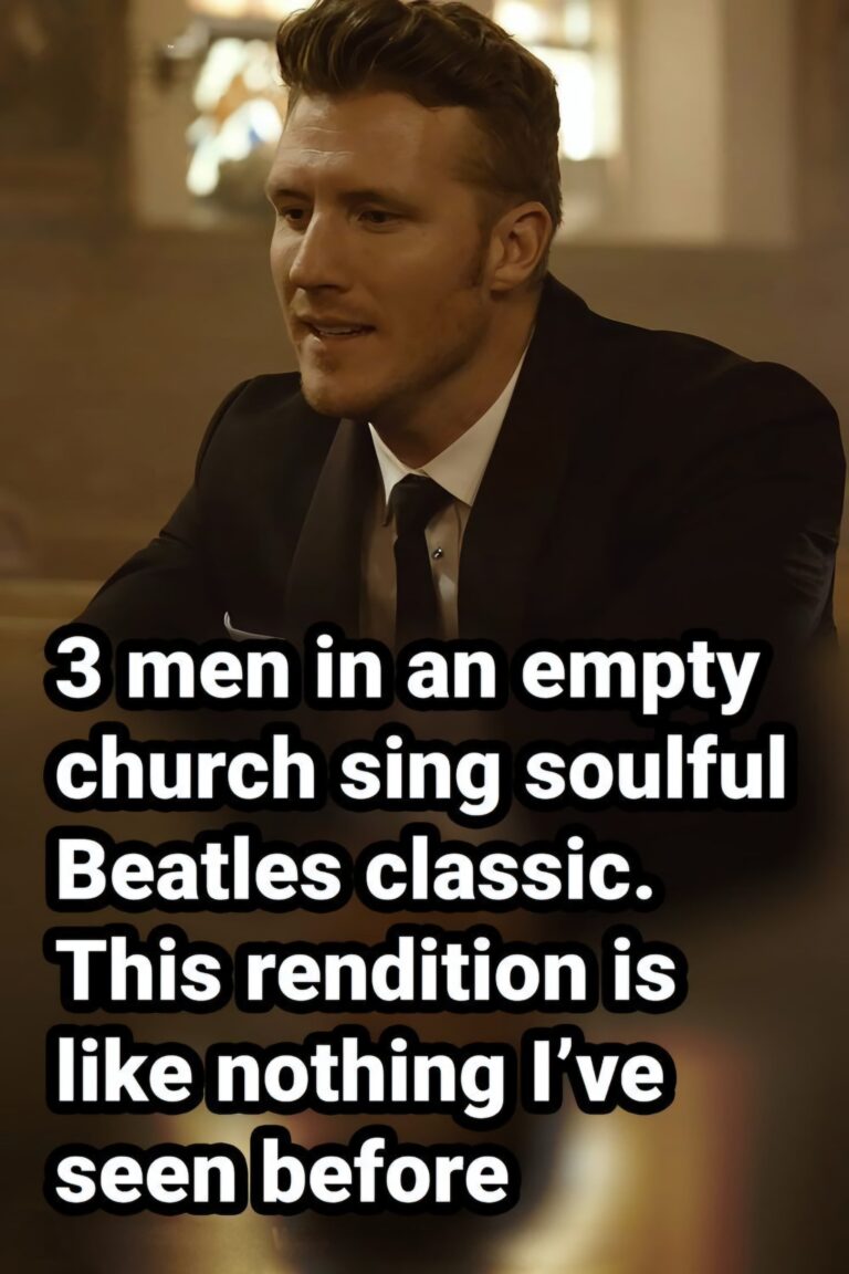 (VIDEO)3 men in an empty church sing soulful Beatles classic. This rendition is like nothing I’ve seen before