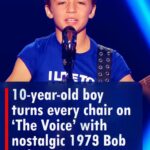 (VIDEO)10-year-old boy turns every chair on ‘The Voice’ with nostalgic 1973 Bob Dylan cover