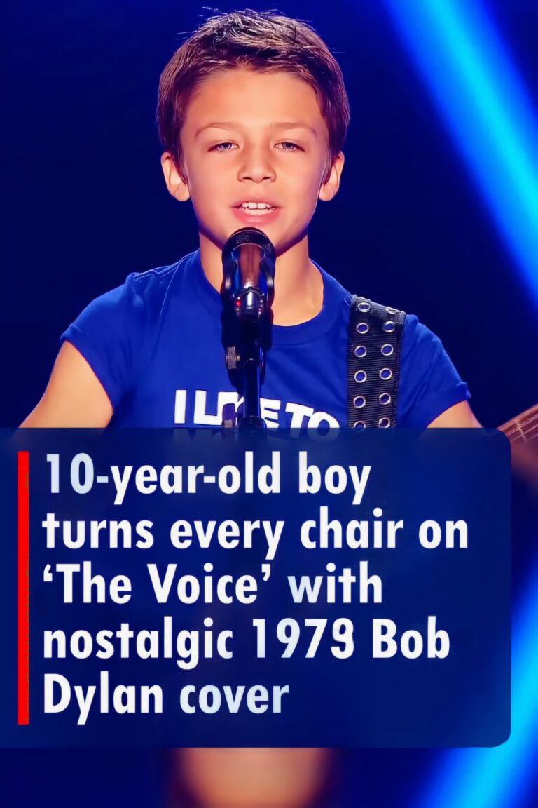 (VIDEO)10-year-old boy turns every chair on ‘The Voice’ with nostalgic 1973 Bob Dylan cover