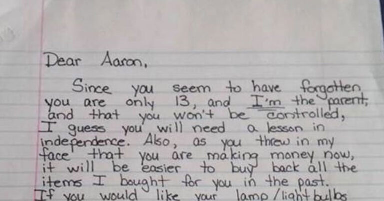 Mom Pens a Letter to Discipline Her Entitled Son, and It’s Gone Viral