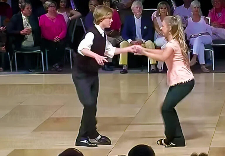 (VIDEO)Slow teen shag dancers explode into show-stopping spectacle