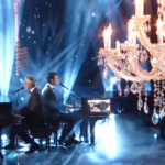 (VIDEO) Andrea Bocelli & His Son Are Flawless: Their Voices, The Dancing, Even the Chandeliers — Everything Is Perfect!