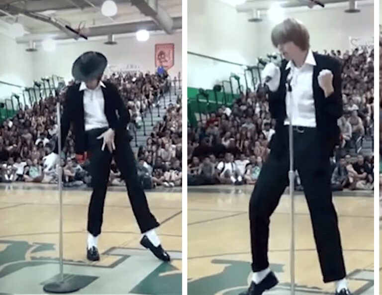 (VIDEO)Shy Teen Walks Out On Stage, After a Few Seconds, the Crowd Is On Their Feet