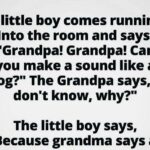 “A Little Boy’s Strange Request to Grandpa”