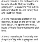 FINALLY! BLONDE MEN JOKES