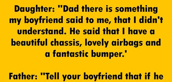 Dad’s Priceless Response to His Daughter’s Boyfriend’s Car Comments