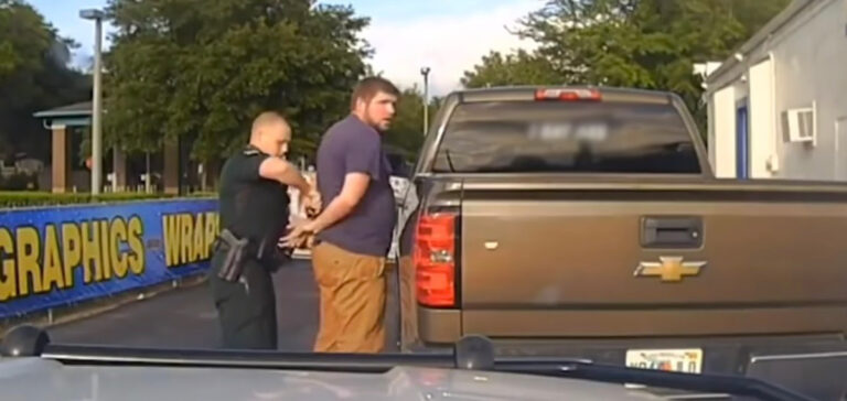 (VIDEO)Man Was Detained Over ‘Derogatory’ Bumper Sticker On His Pickup Truck