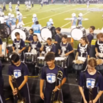 (VIDEO)High school band stuns with risky trombone routine. Hold your breath!