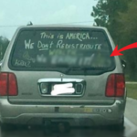 ‘Controversial’ Message Seen On Back Of SUV Sparks Online Debate – WOW