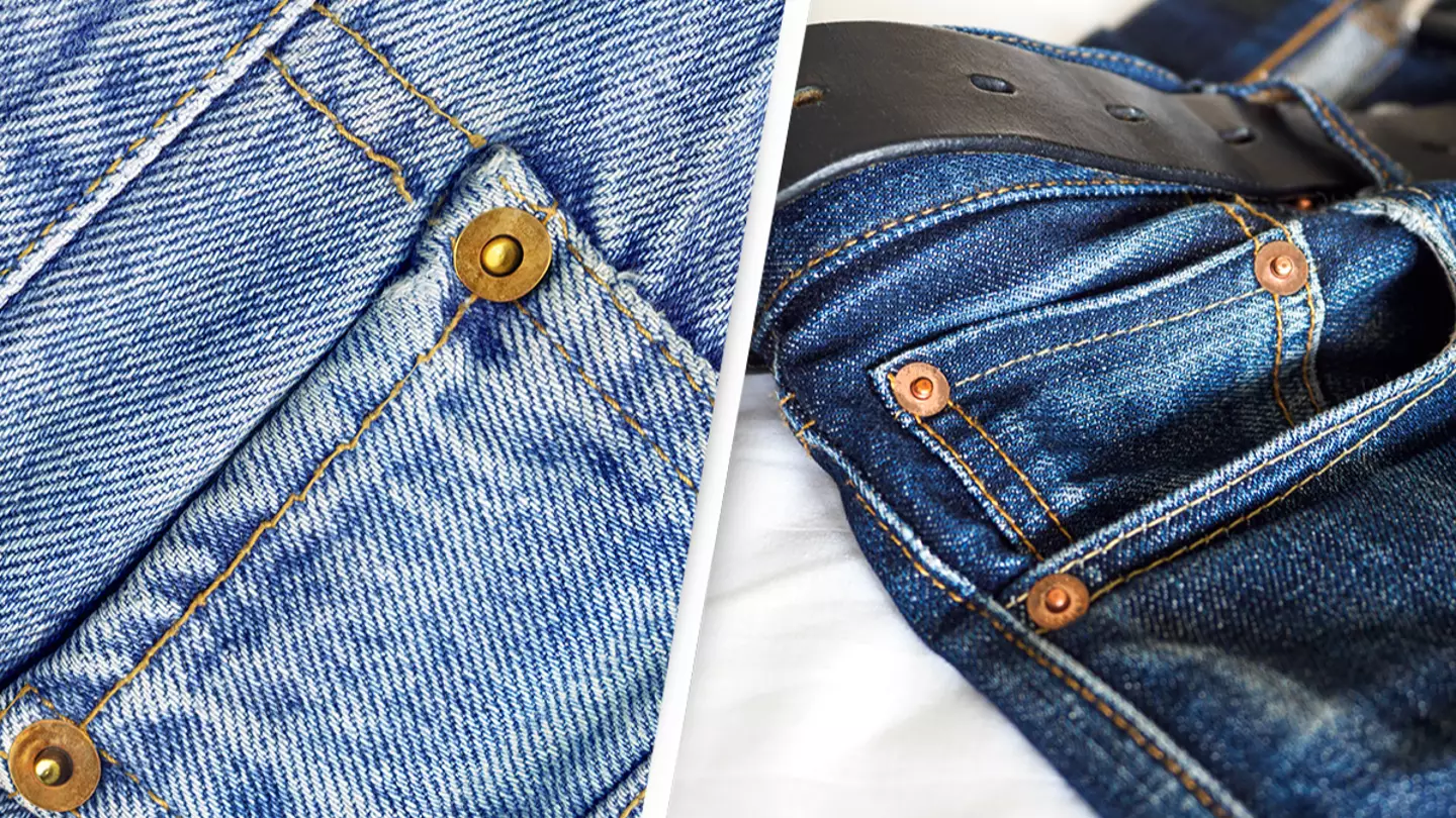 People are only just discovering what the metal studs on their jeans are really for