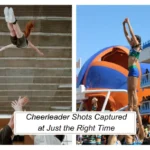 Cheerleader Shots Captured at Just the Right Time