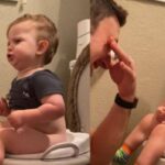 If You Need To Smile Today, Watch This Little Boy Learning How To Use The Potty