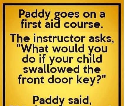 First Aid Logic, Paddy Style