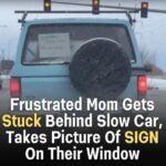 A Mother’s Encounter with a Slow Vehicle Leads to a Photo And It Goes Viral