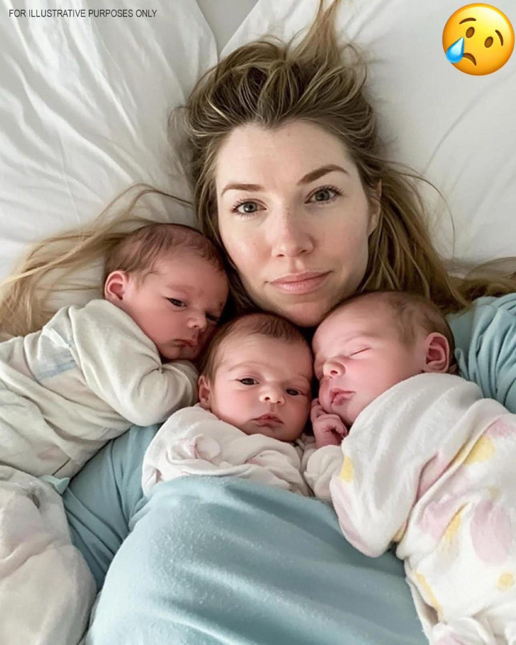 When my husband saw our triplets he told me to leave them at the hospital