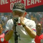 (VIDEO)96-year-old vet wows the crowd with harmonica ‘National Anthem’