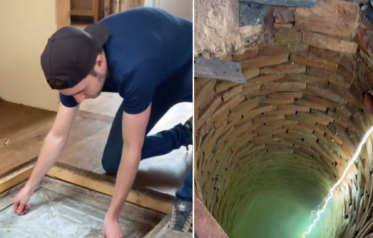 Couple left shocked by ‘creepy’ discovery in their Victorian house after spotting a hole in the floor