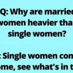 Why Married Women Are Heavier Than Single Women 😂