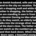 Amish Family’s First Encounter with an Elevator