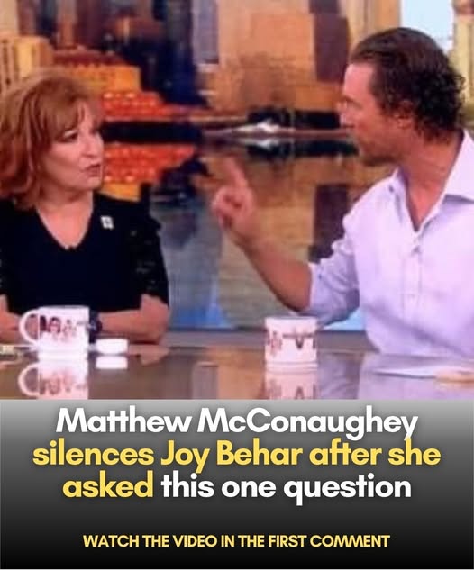 (VIDEO)Co-host of ‘The View’ triggers Matthew McConaughey, his reply is very unexpected