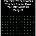 What Colors Do You See First?