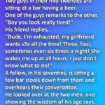 Wisdom from the Bar: A Hilarious Piece of Advice