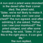 The priest and nun