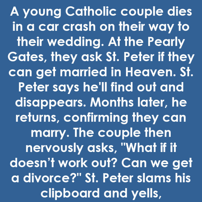 St. Peter’s Answer Will Leave You Crying With Laughter!