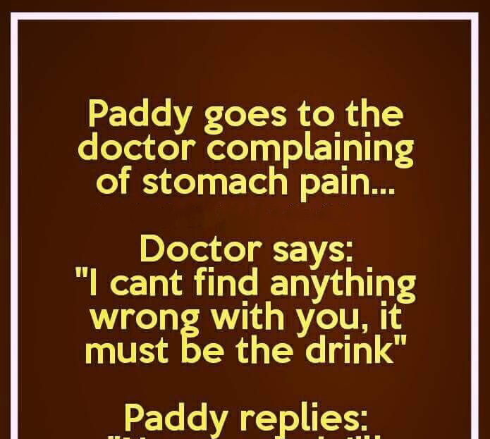 Paddy’s Hilarious Response to the Doctor Has Everyone in Stitches!