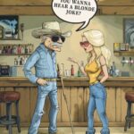 Joke of the Day: A blind cowboy walks into an all-blonde biker bar