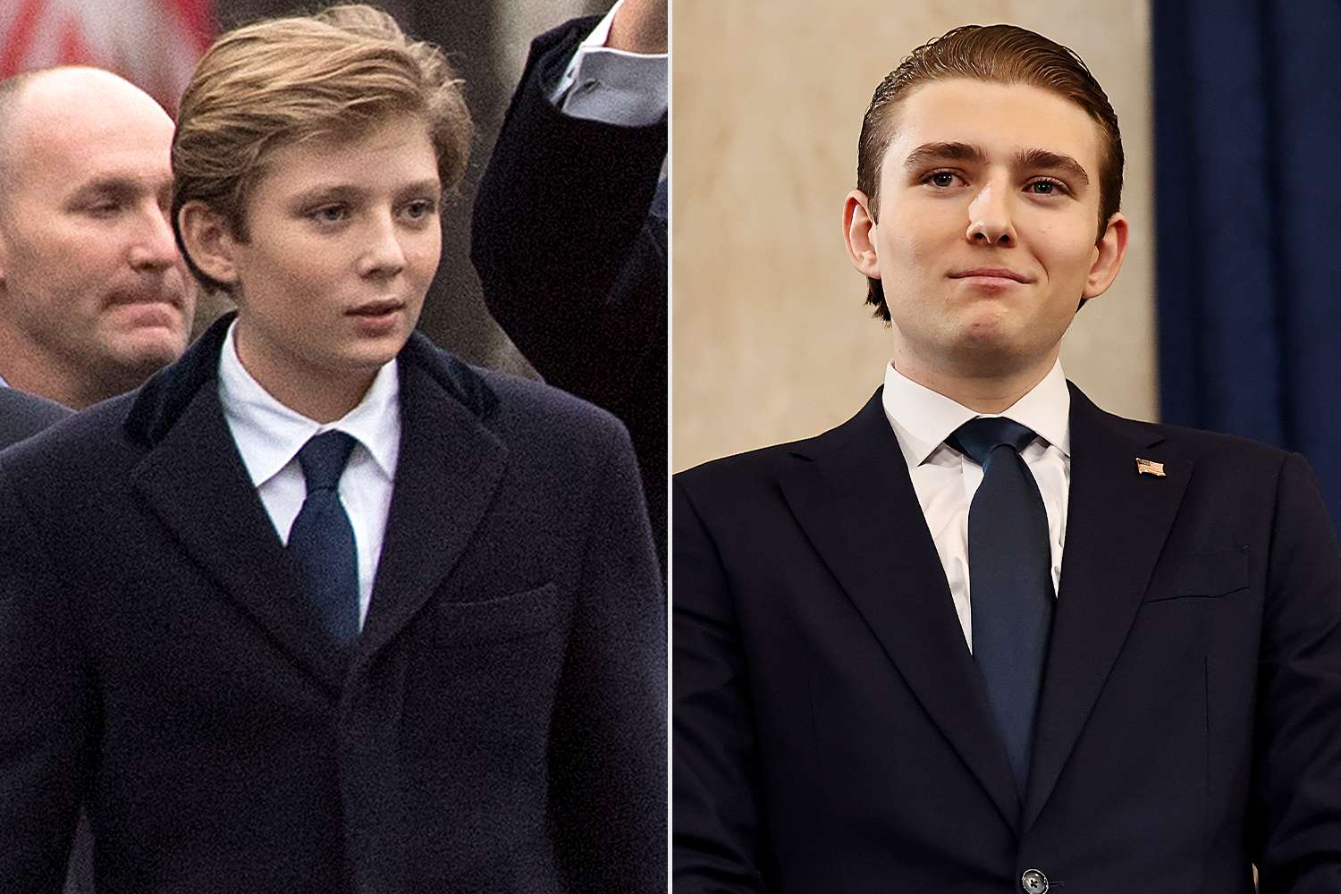 Barron Trump, 18, Stands Out at Donald Trump’s Inauguration – Photos Show Him Towering Over the Crowd